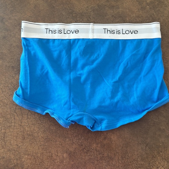 Men’s Calvin Klein, blue trunks, size small - Picture 3 of 3